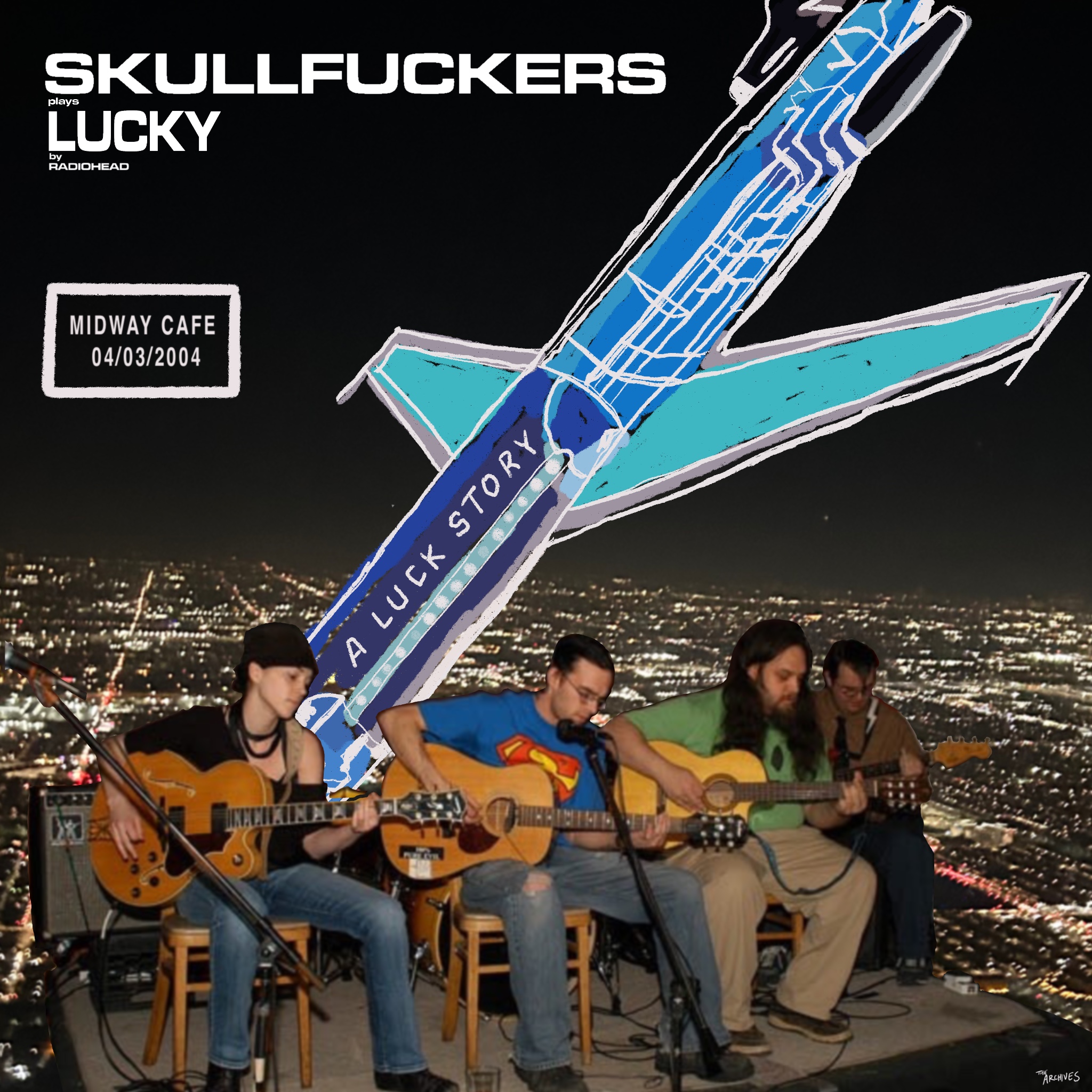 Lucky cover art — Skullfuckers (w/ St. Vincent)