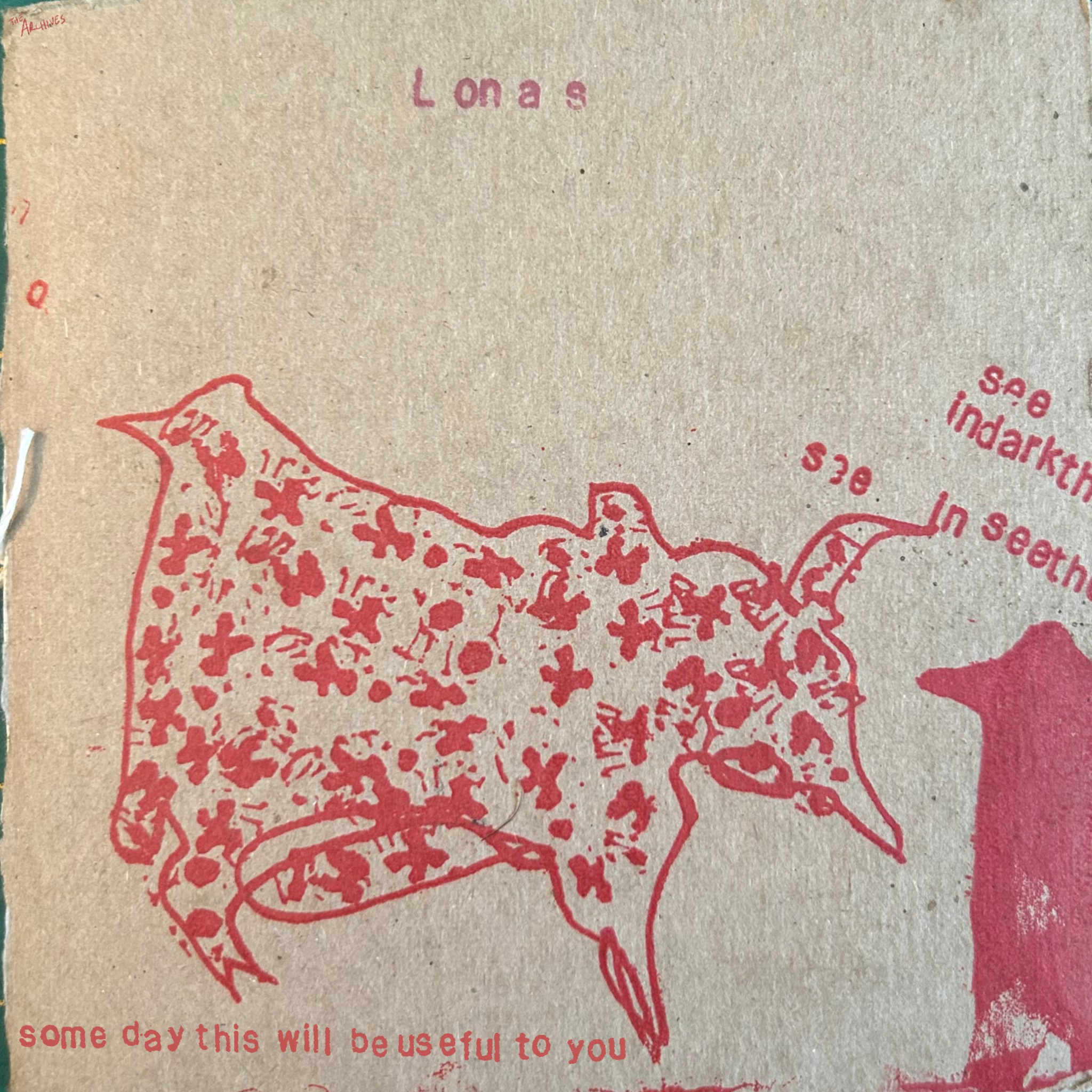 Some Day This Will Be Useful to You cover art — Lonas